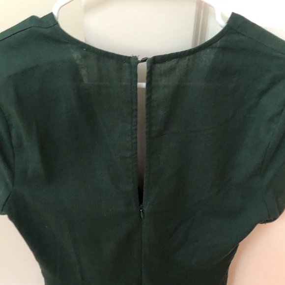 Forest Green Midi Jumpsuit - Picture 4 of 4